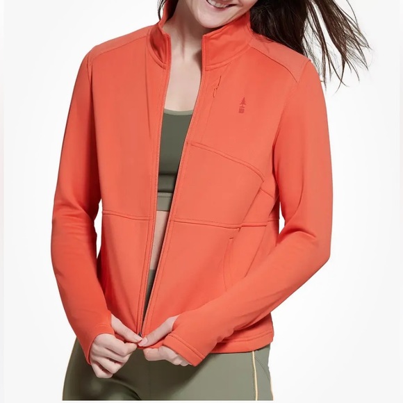 Bass Jackets & Blazers - Bass Outdoor Women Palmetto Full Zip Lightweight Fleece Red / orange Size M